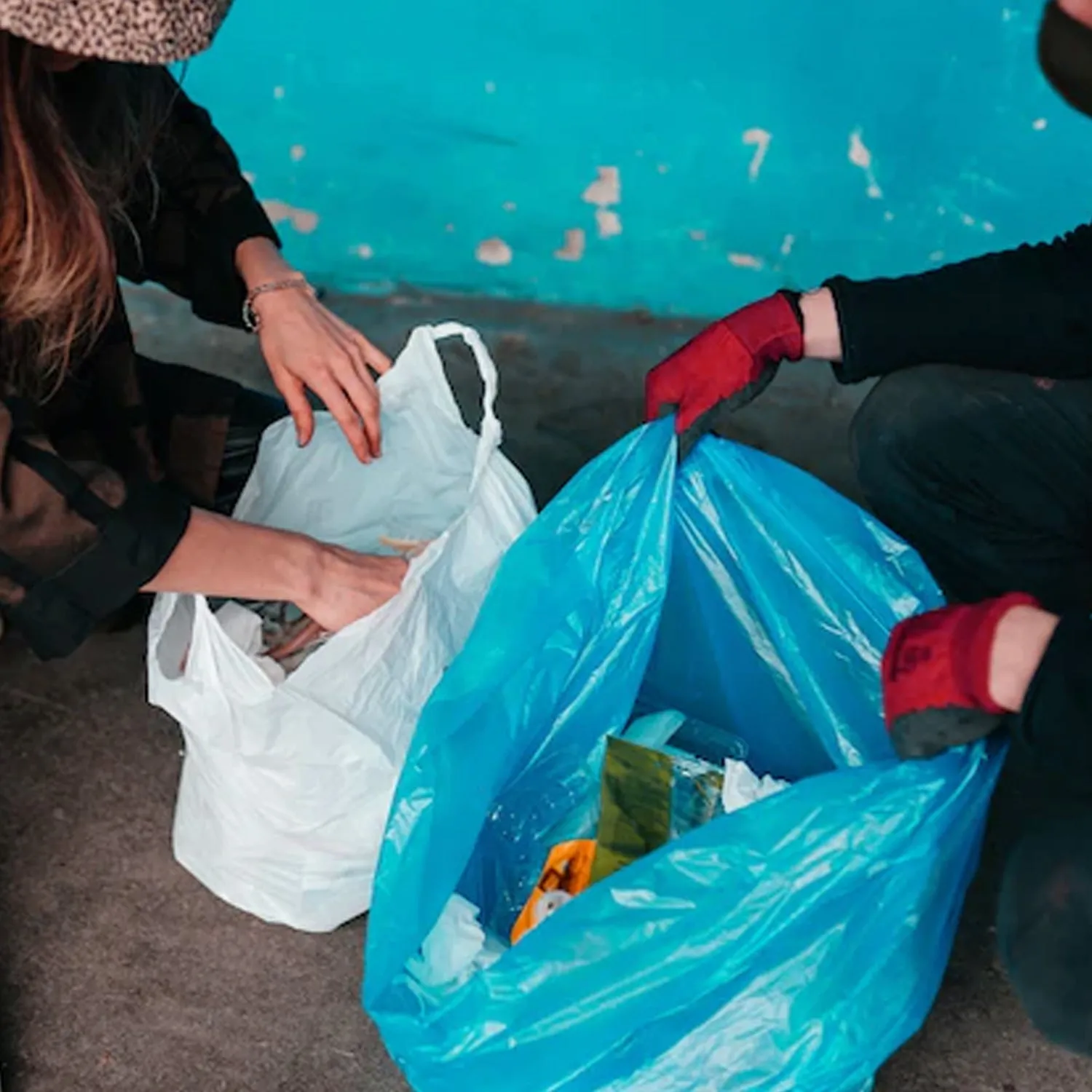 9225 1Roll Garbage Bags / Dustbin Bags / Trash Bags 45x50cm