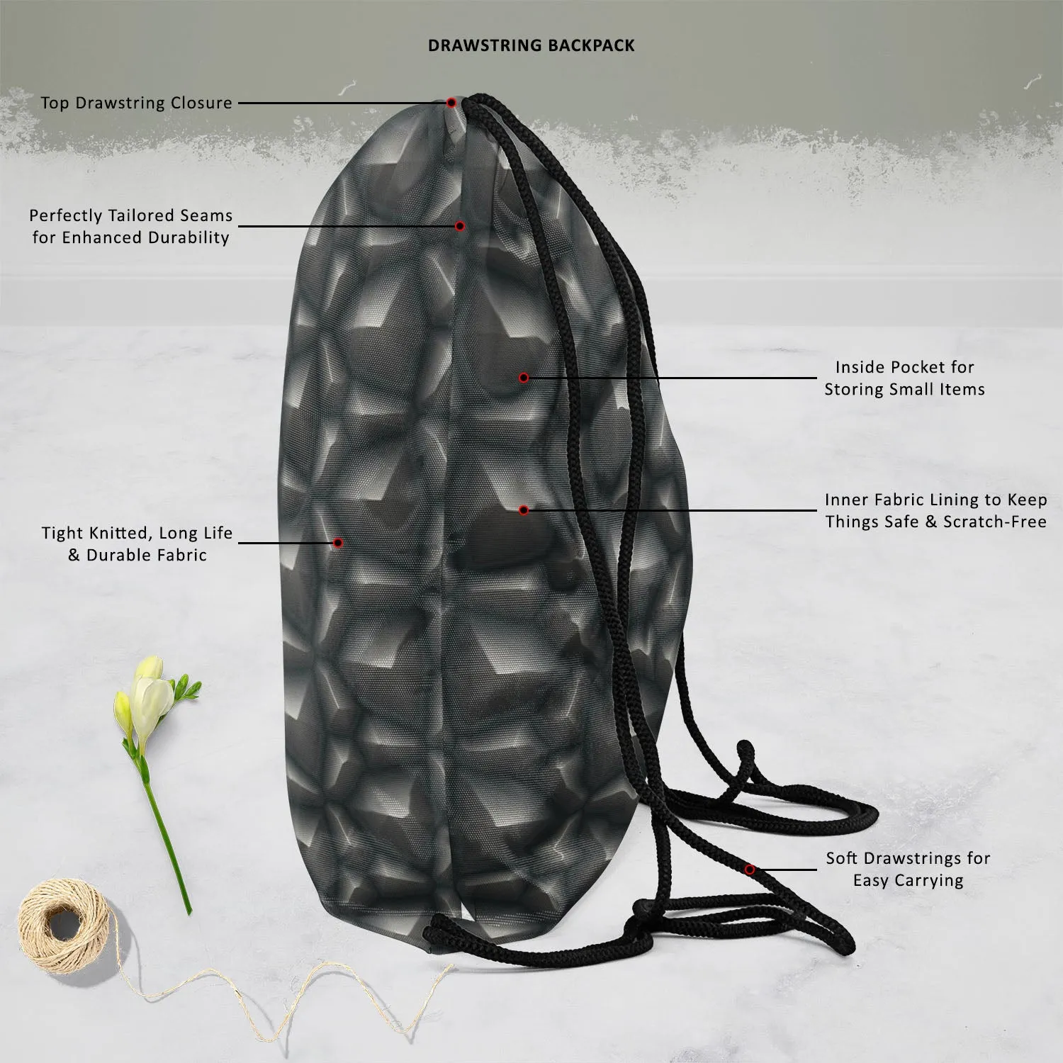 Abstract Art D40 Backpack for Students | College & Travel Bag