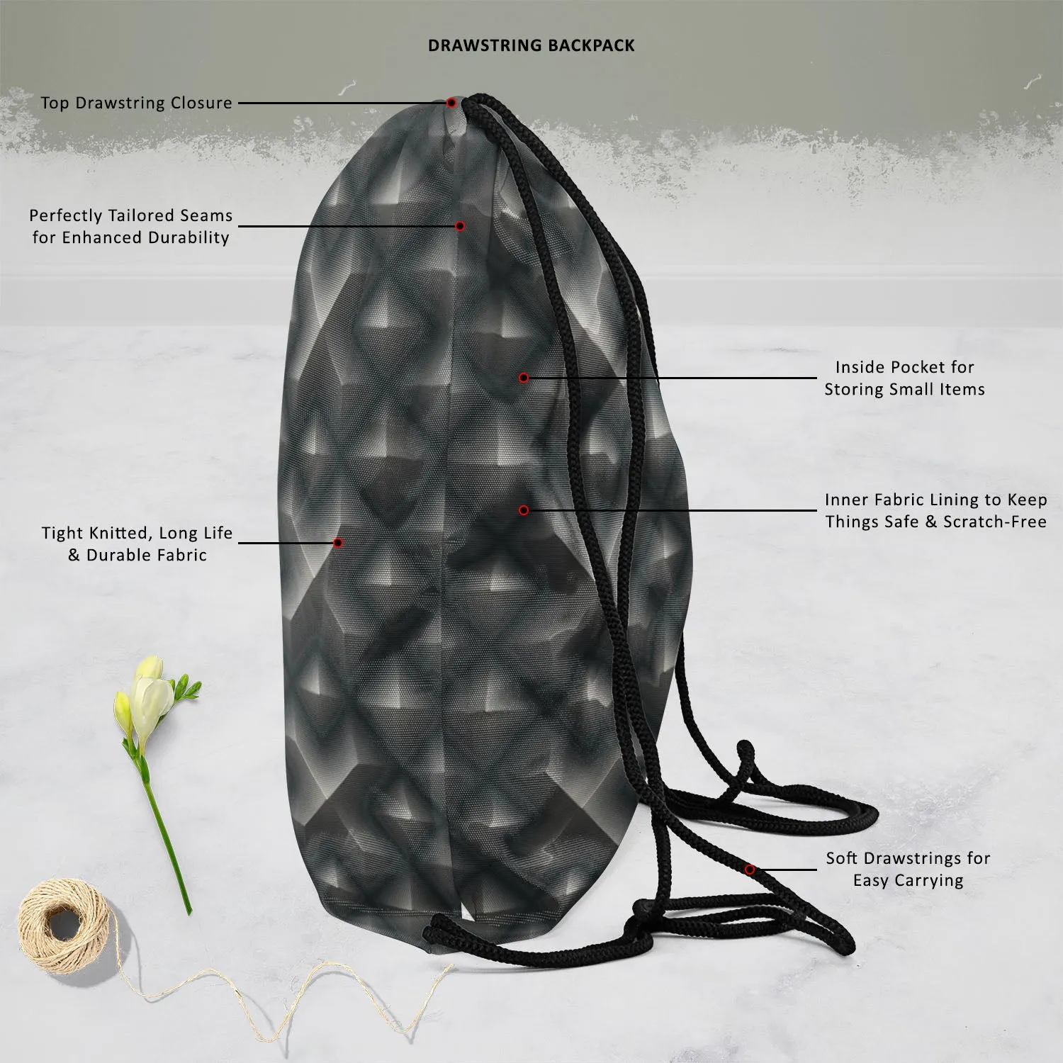 Abstract Art D41 Backpack for Students | College & Travel Bag