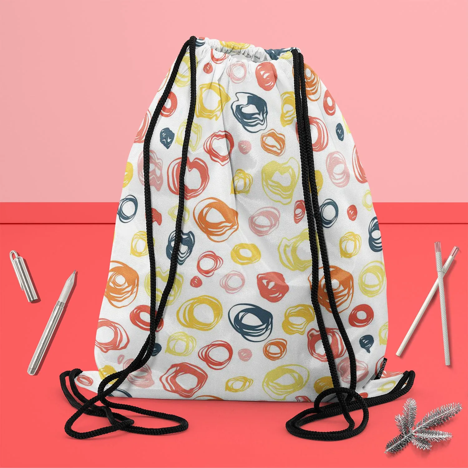 Abstract Doodle D2 Backpack for Students | College & Travel Bag