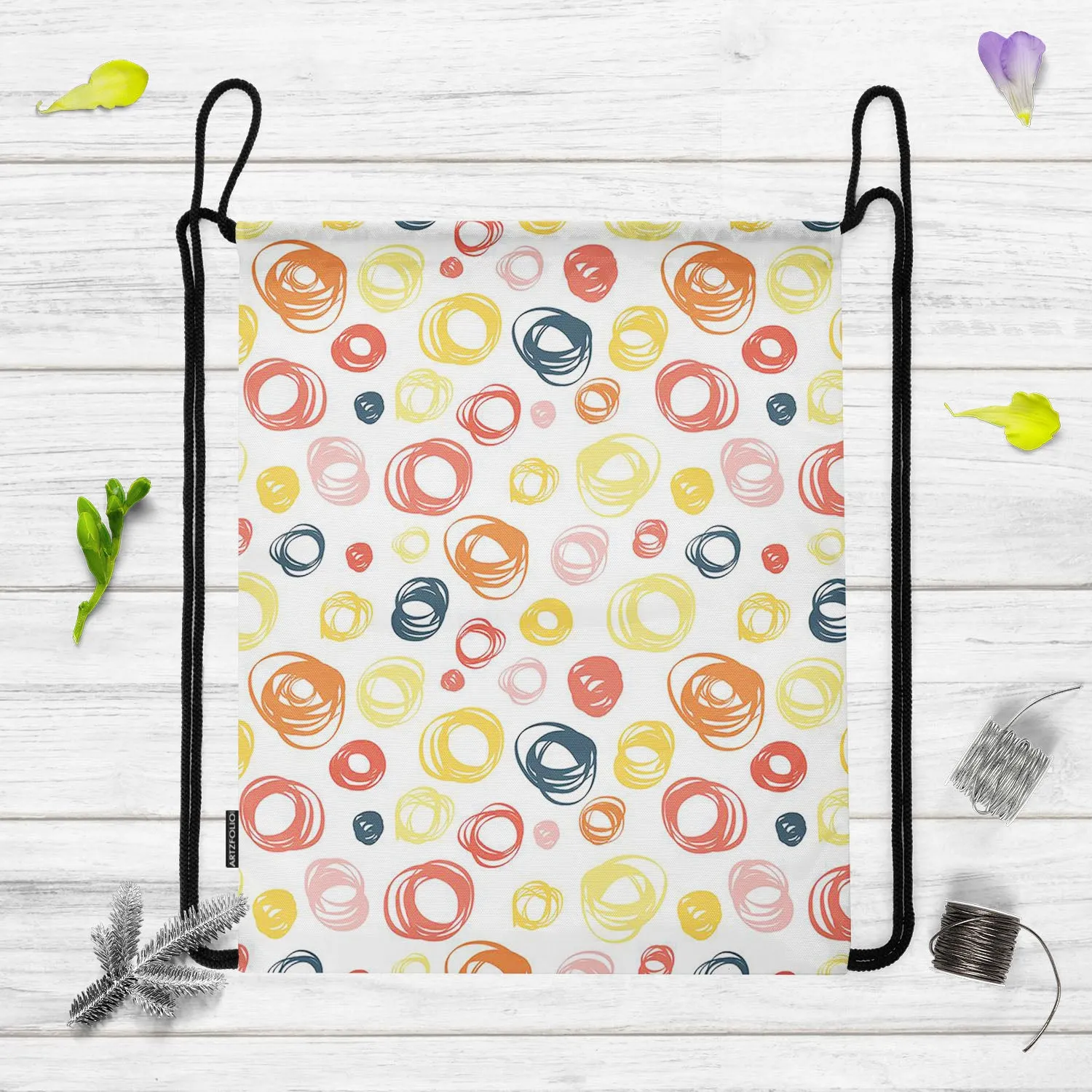 Abstract Doodle D2 Backpack for Students | College & Travel Bag