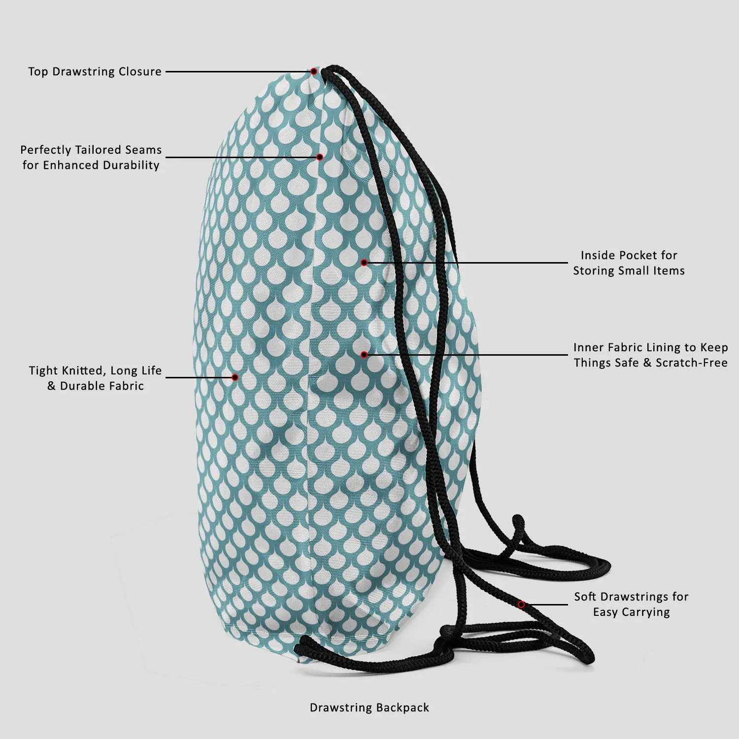 Abstract Ornament Backpack for Students | College & Travel Bag