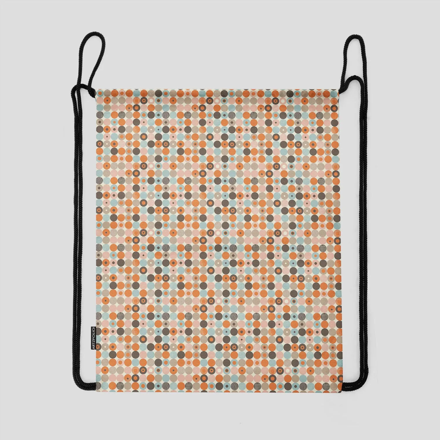 Abstract Retro Backpack for Students | College & Travel Bag