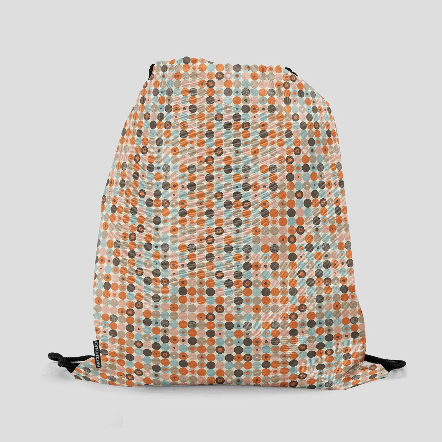 Abstract Retro Backpack for Students | College & Travel Bag