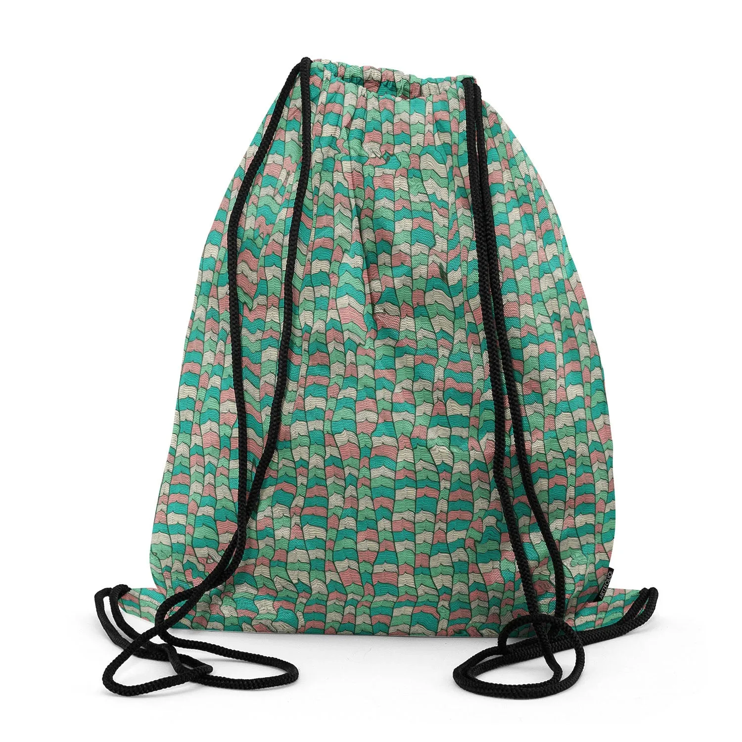 Abstract Waves Backpack for Students | College & Travel Bag