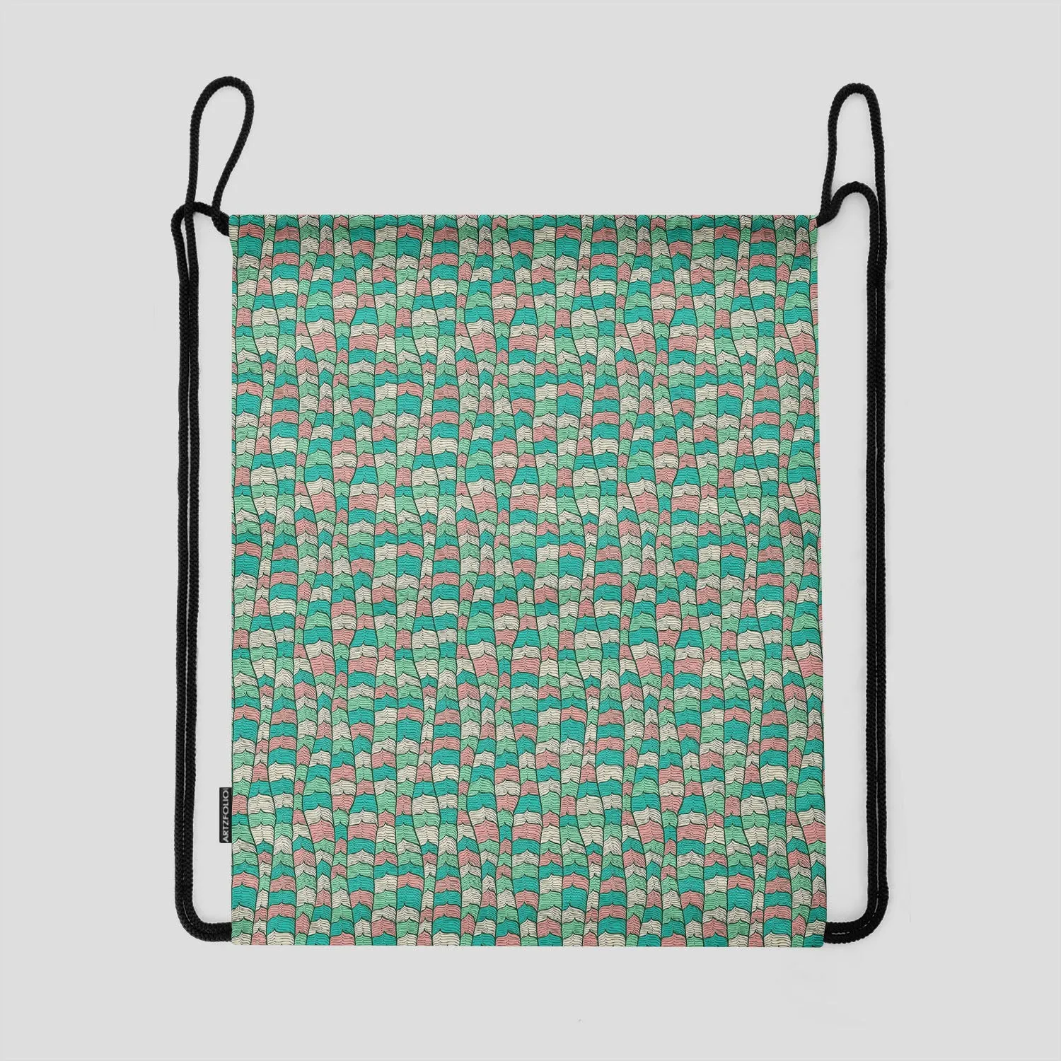Abstract Waves Backpack for Students | College & Travel Bag