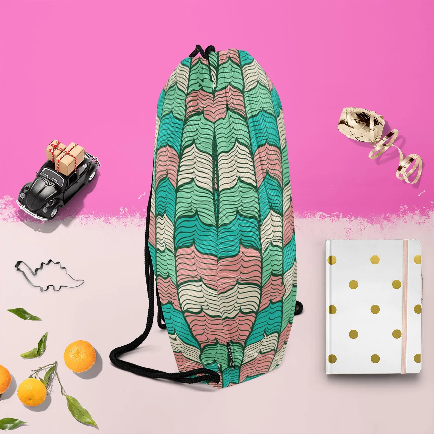 Abstract Waves D1 Backpack for Students | College & Travel Bag