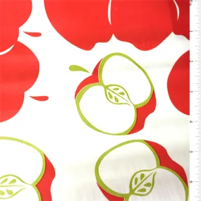 Apple Oilcloth Roll Fabric