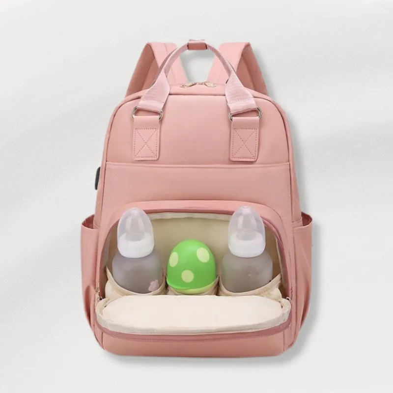Baby Diaper Backpack   Silicone Dining Set