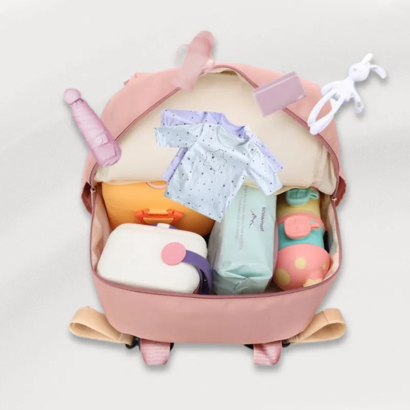 Baby Diaper Backpack   Silicone Dining Set