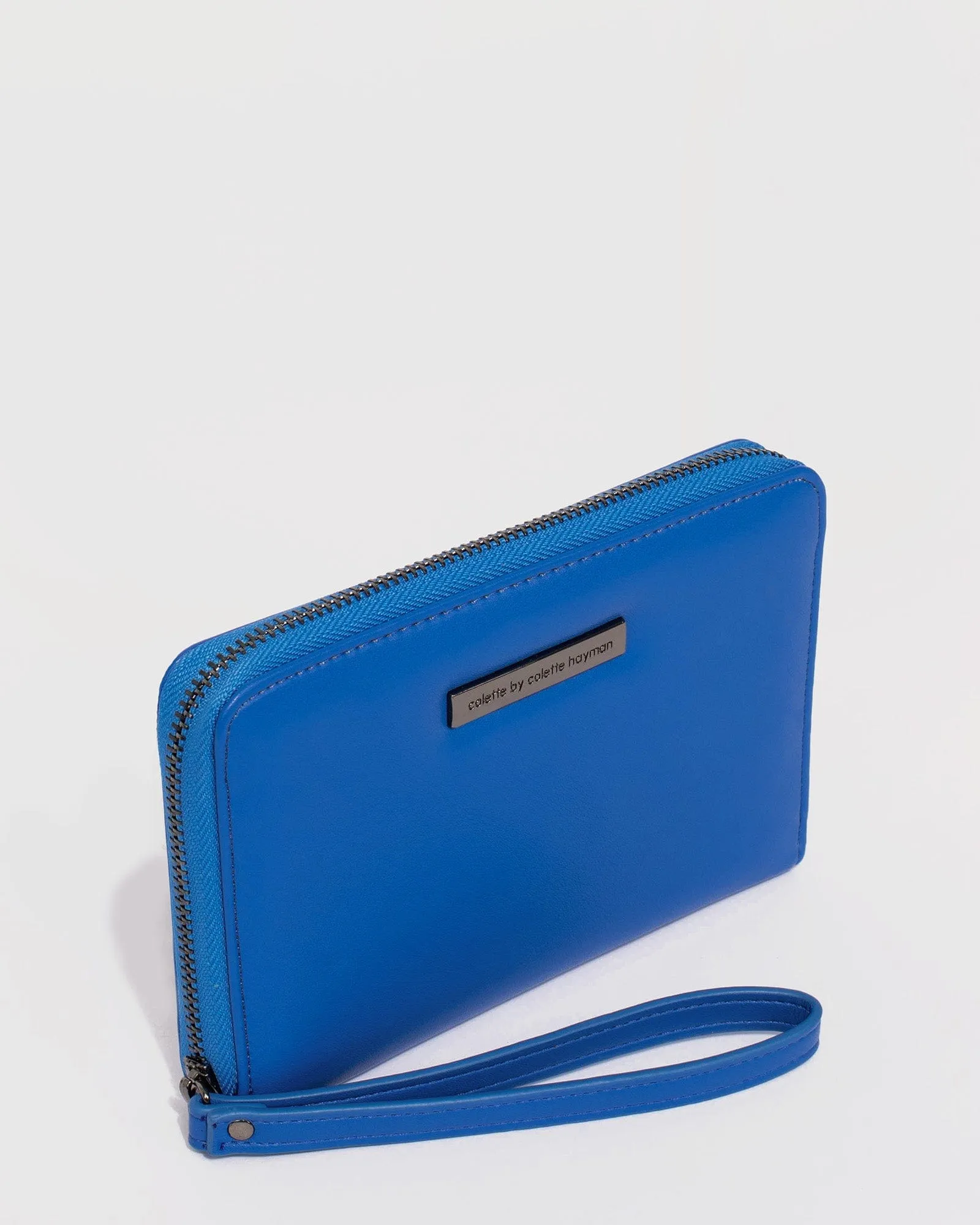 Blue Nola Wristlet Purse