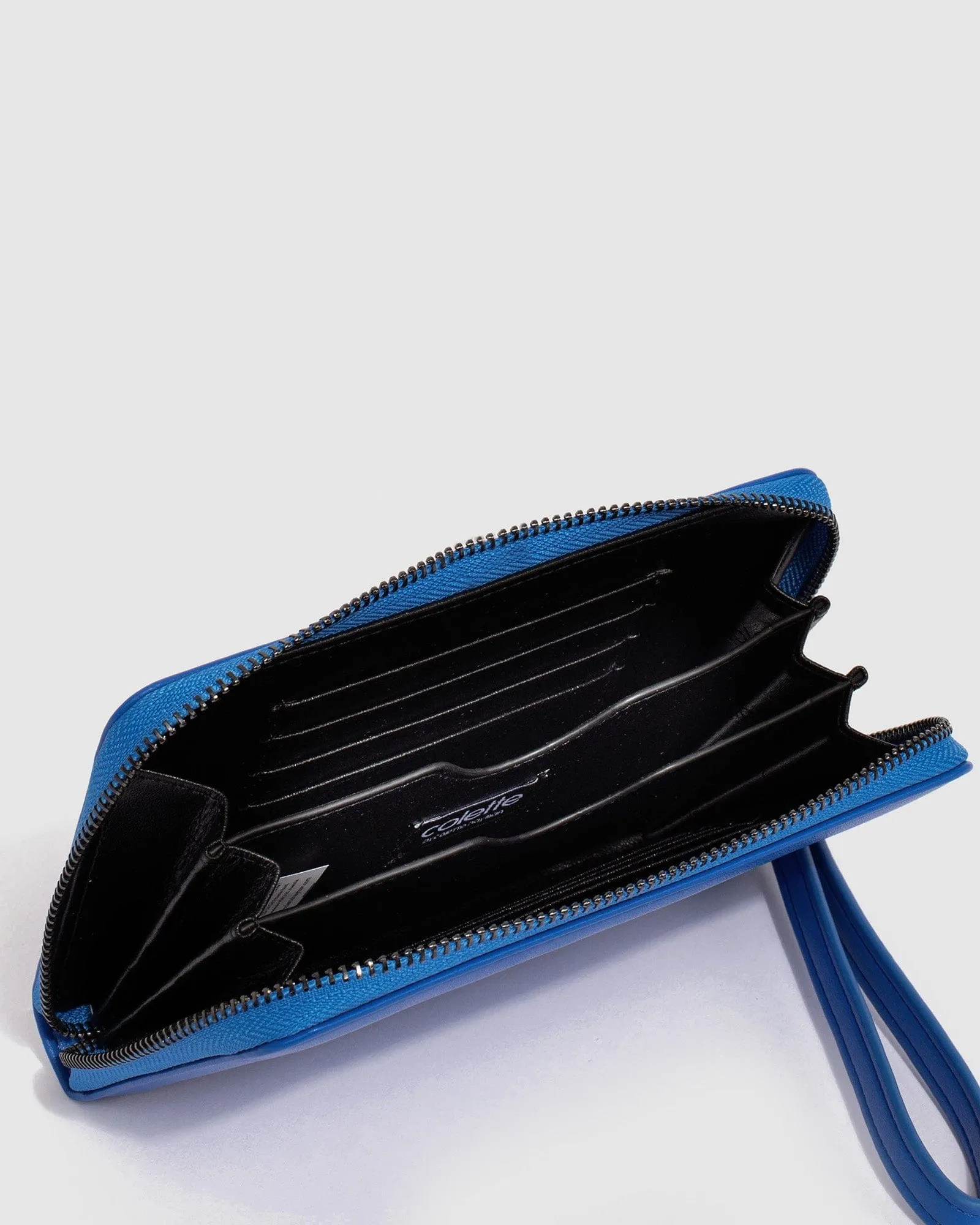 Blue Nola Wristlet Purse