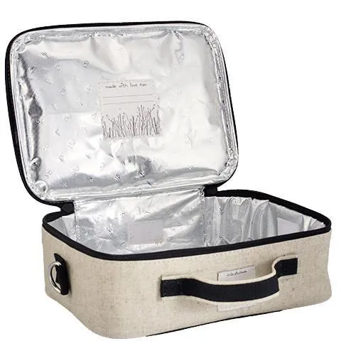 Bunny Tile Lunchbox - Raw Linen