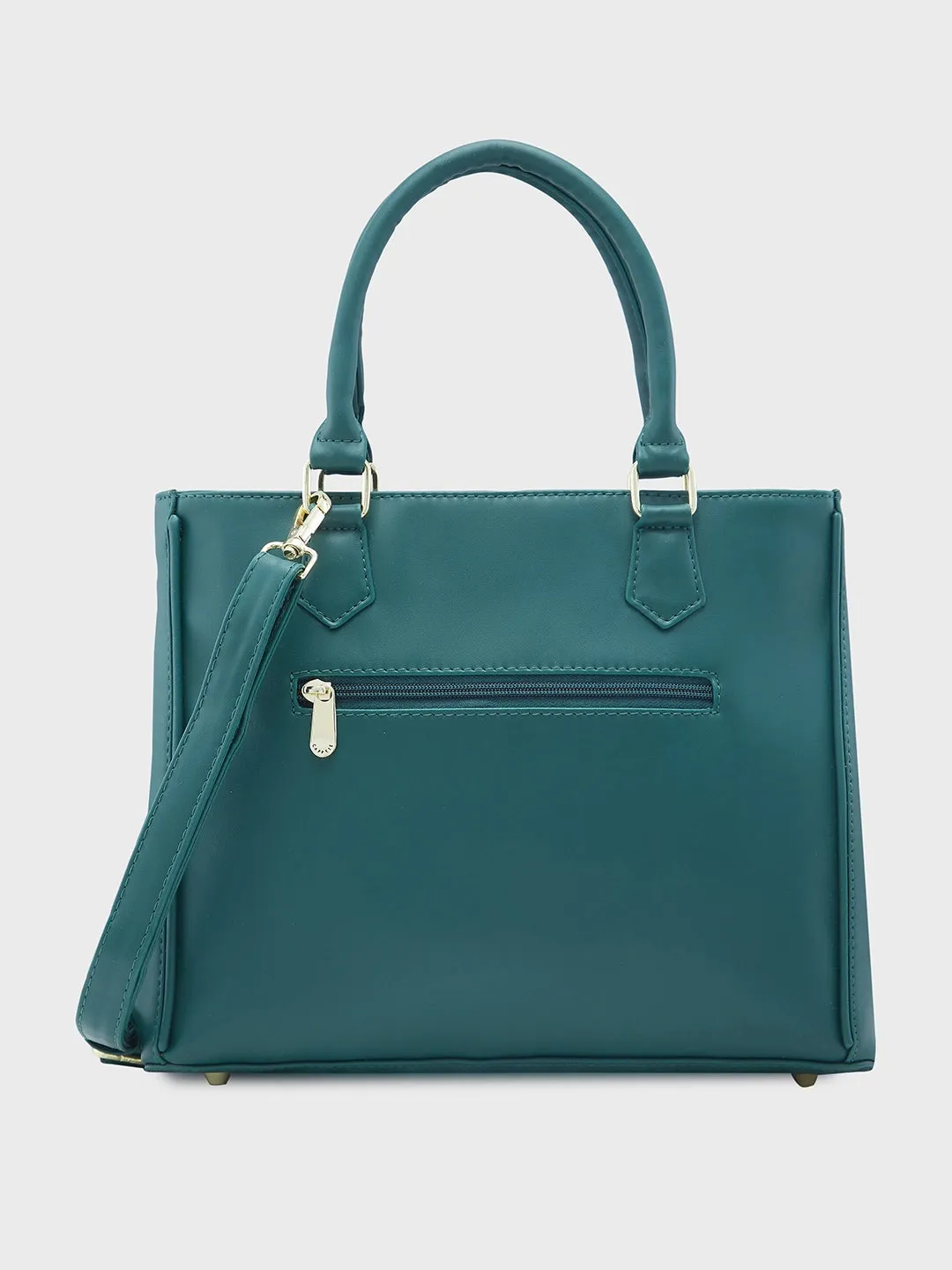Caprese Dora Satchel Large Dark Green