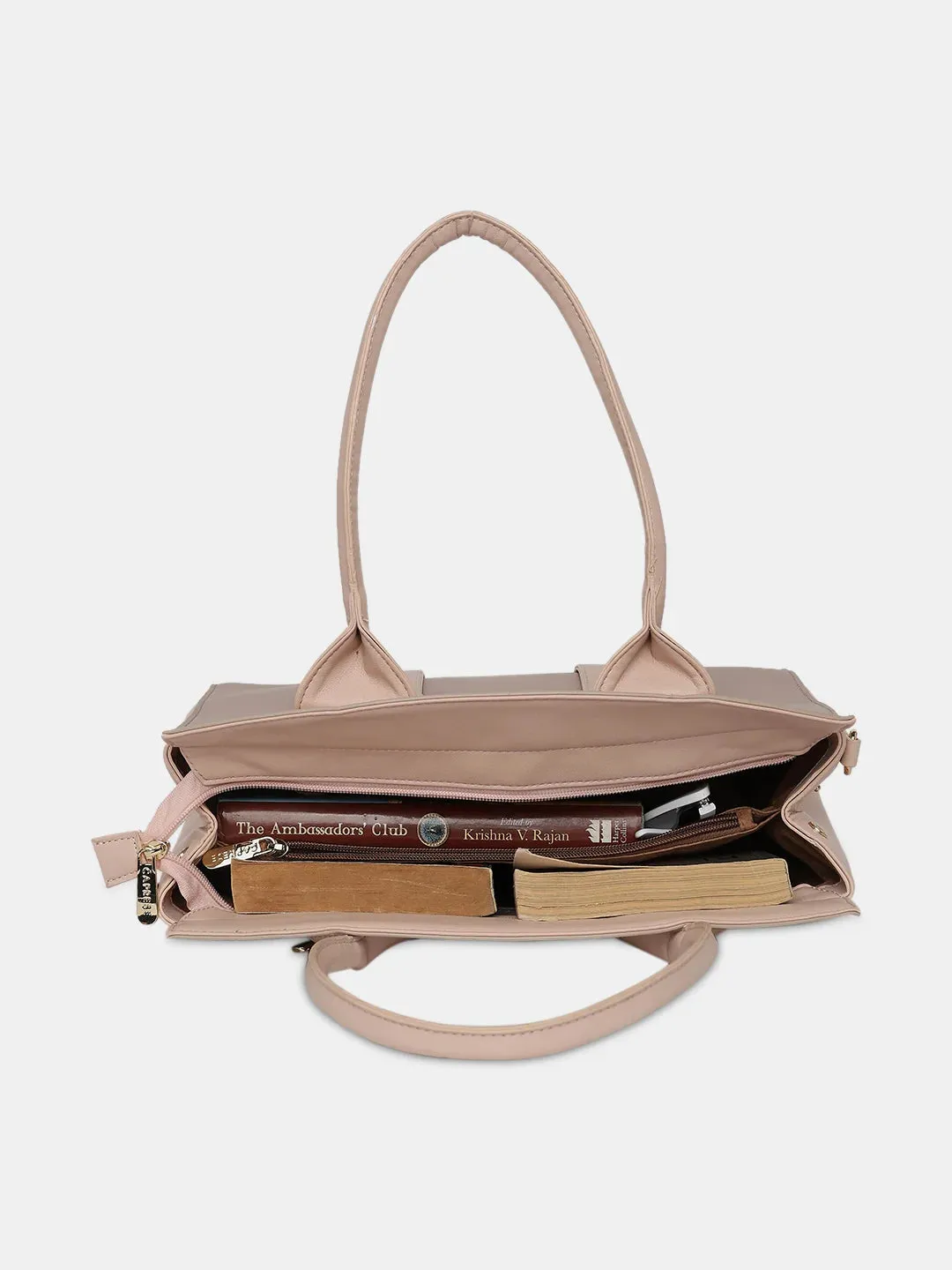 Caprese Ruby Satchel Large Women'S Handbag Light Pink