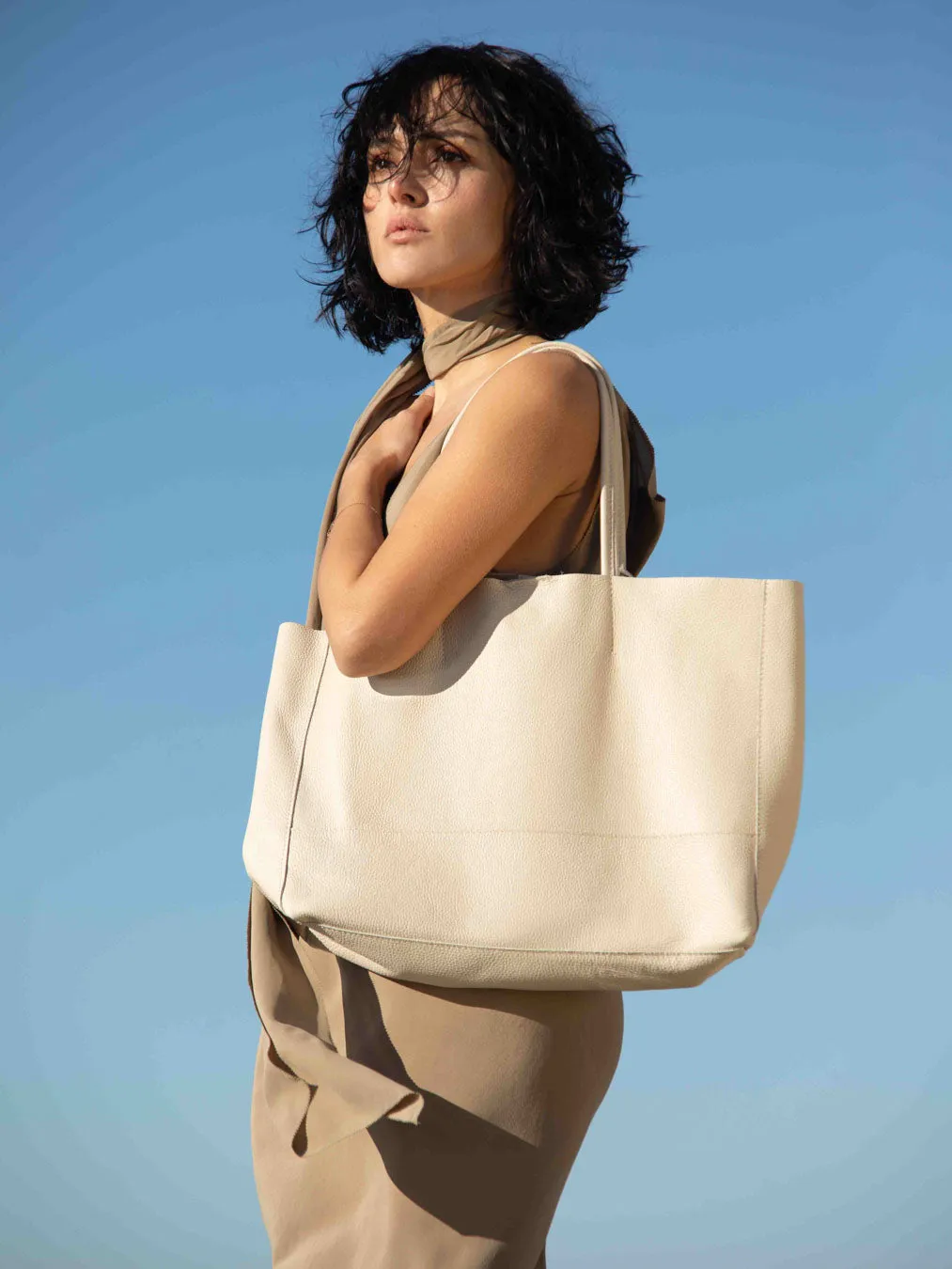Carry-All Leather Tote