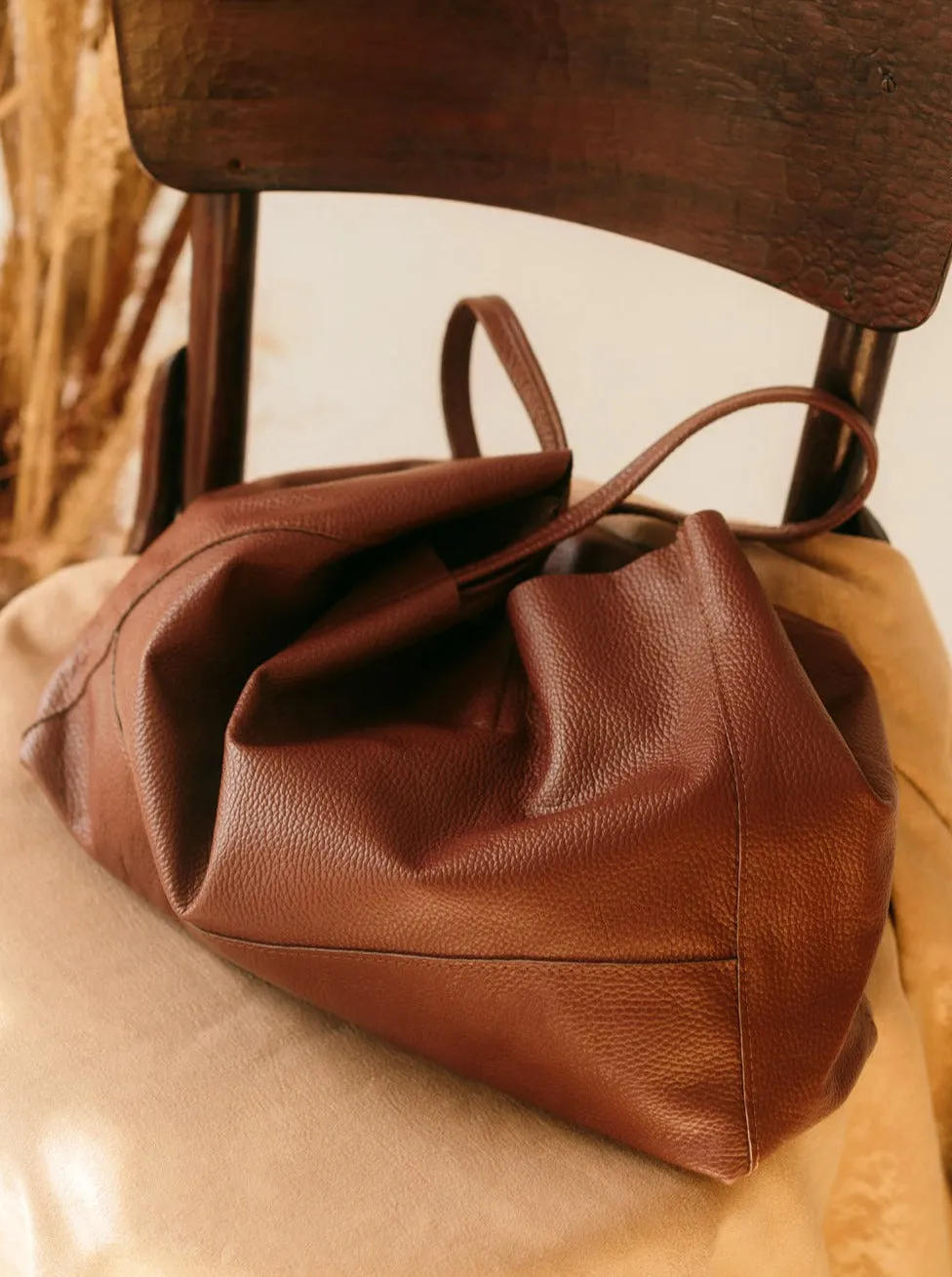 Carry-All Leather Tote
