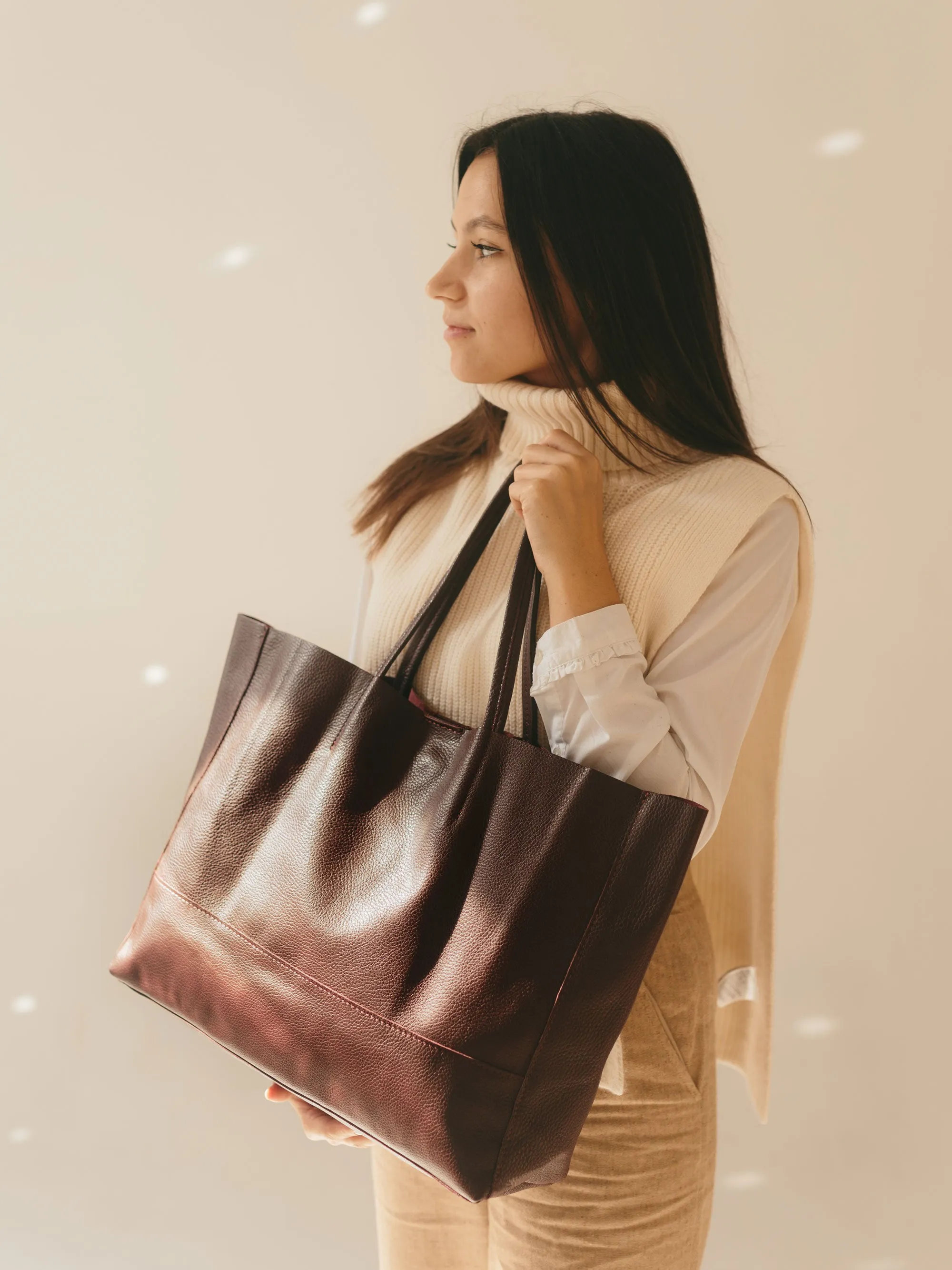 Carry-All Leather Tote