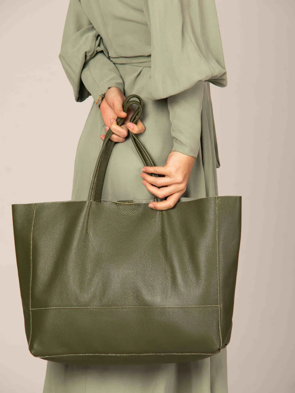 Carry-All Leather Tote