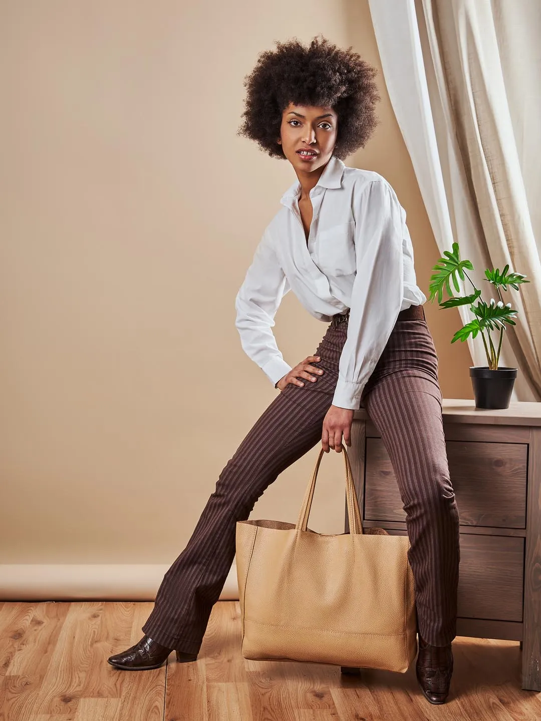 Carry-All Leather Tote