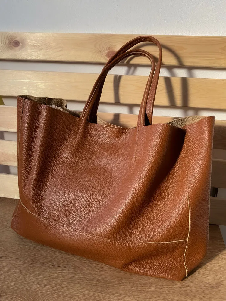 Carry-All Leather Tote