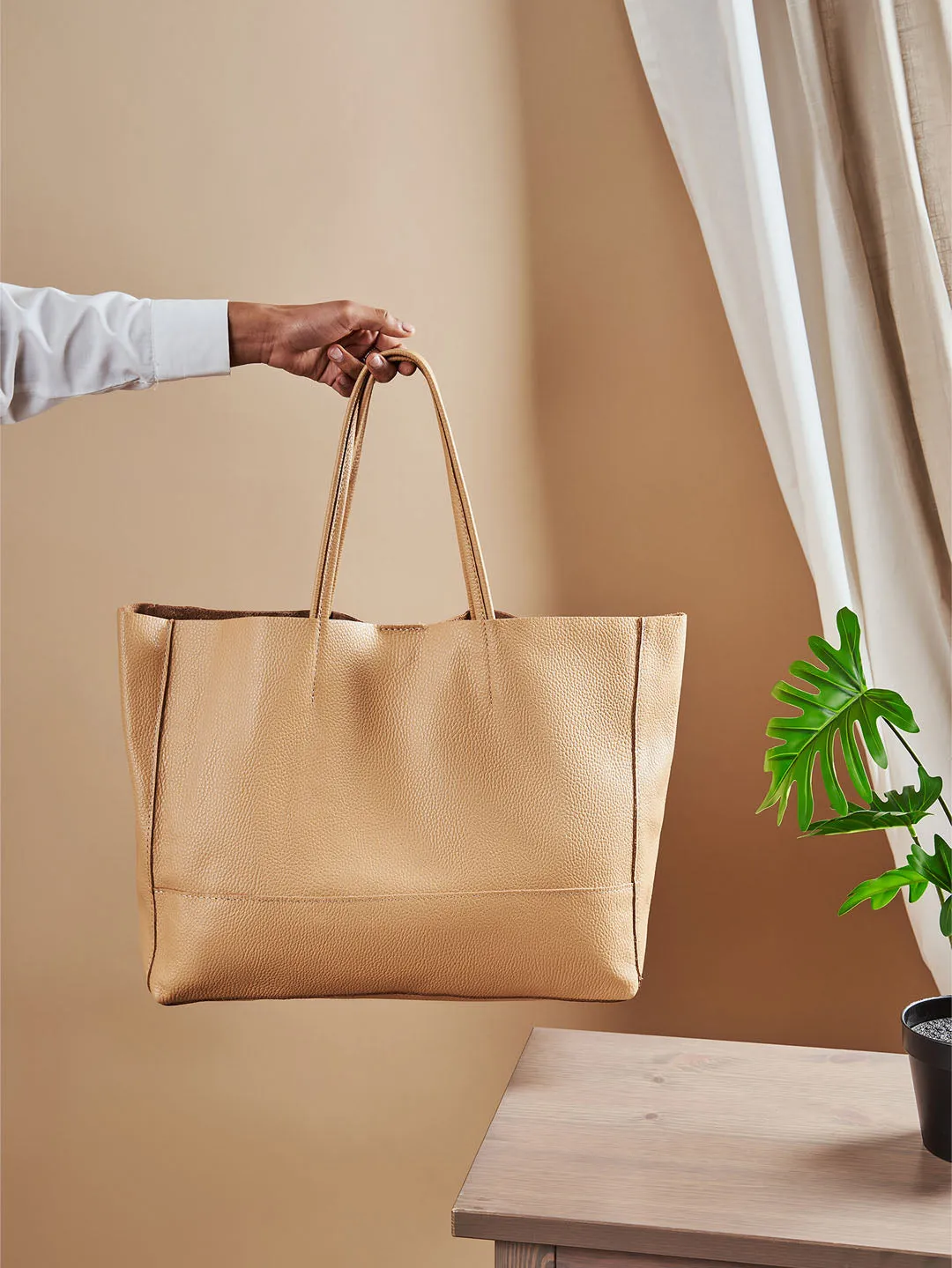 Carry-All Leather Tote