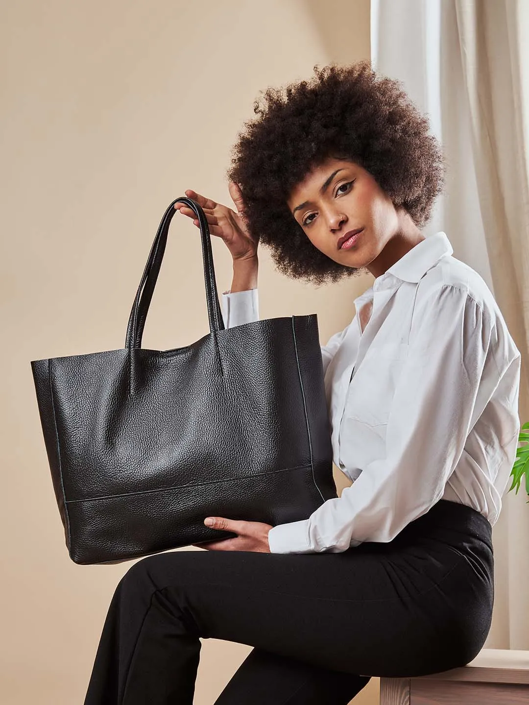 Carry-All Leather Tote