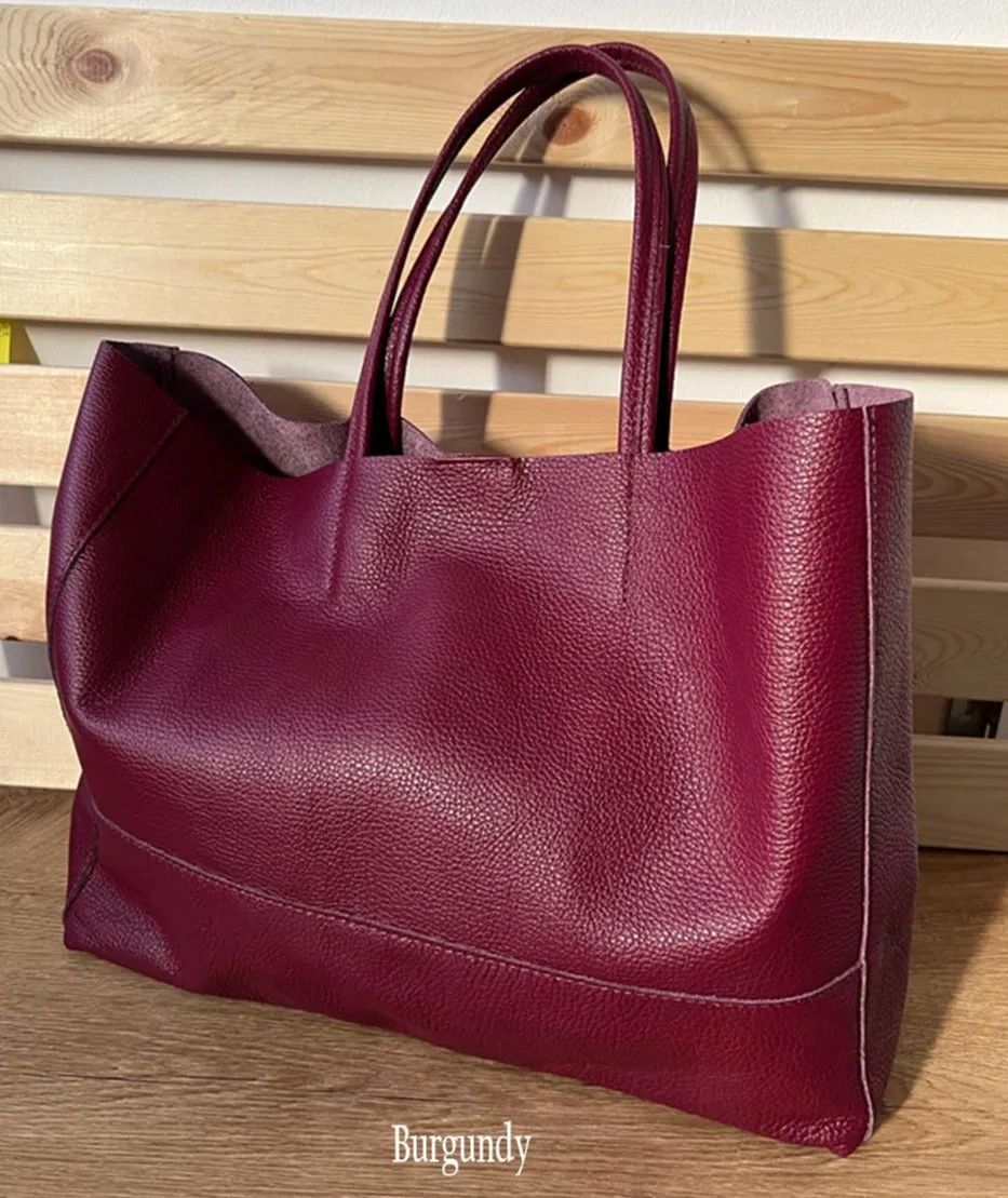 Carry-All Leather Tote