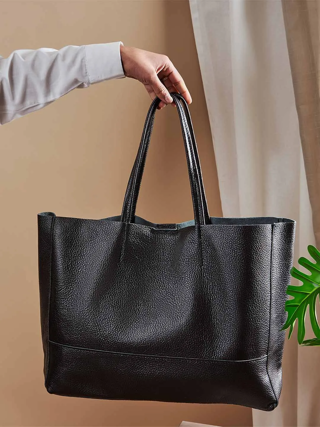 Carry-All Leather Tote