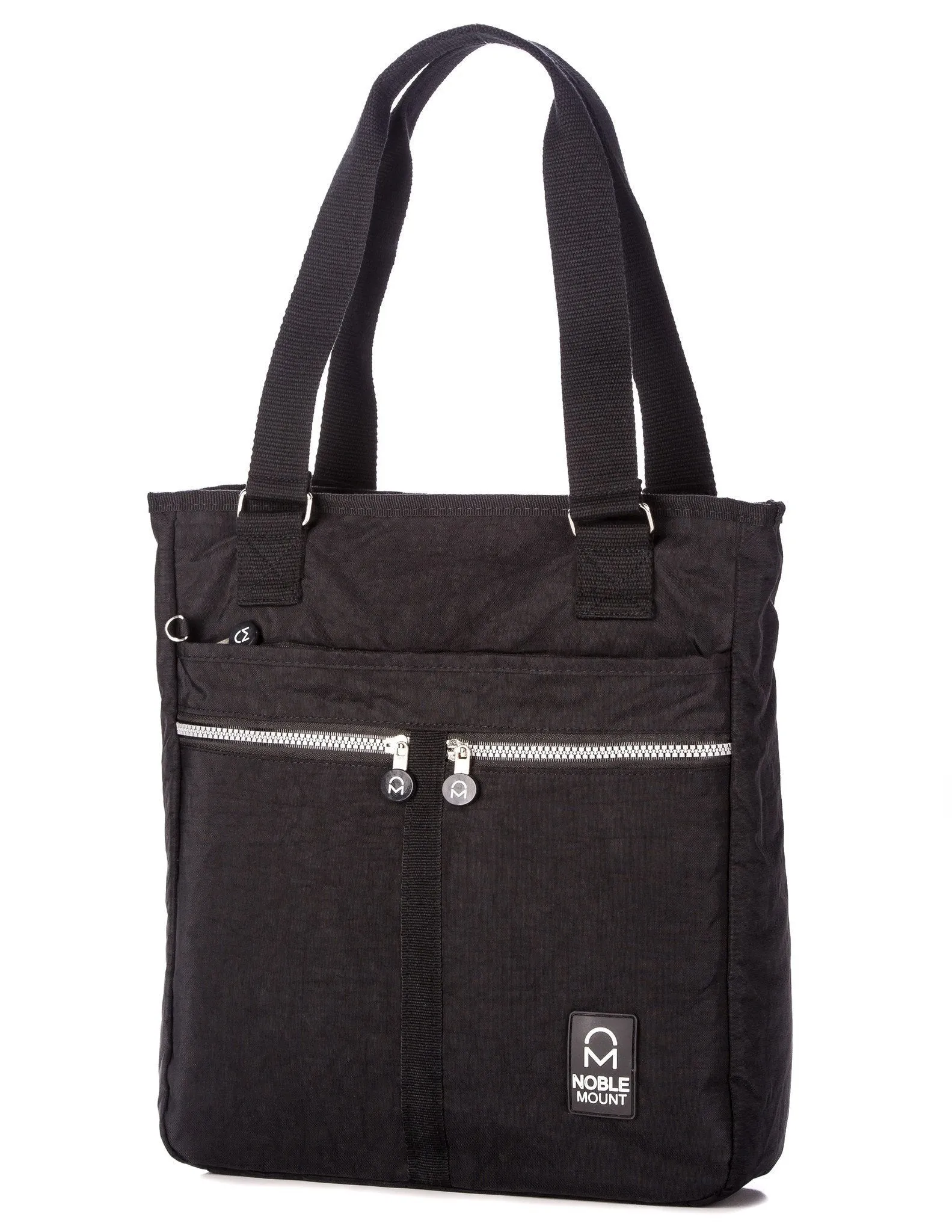 Crinkle Nylon ‘Everyday Companion Tote’ Handbag - Black