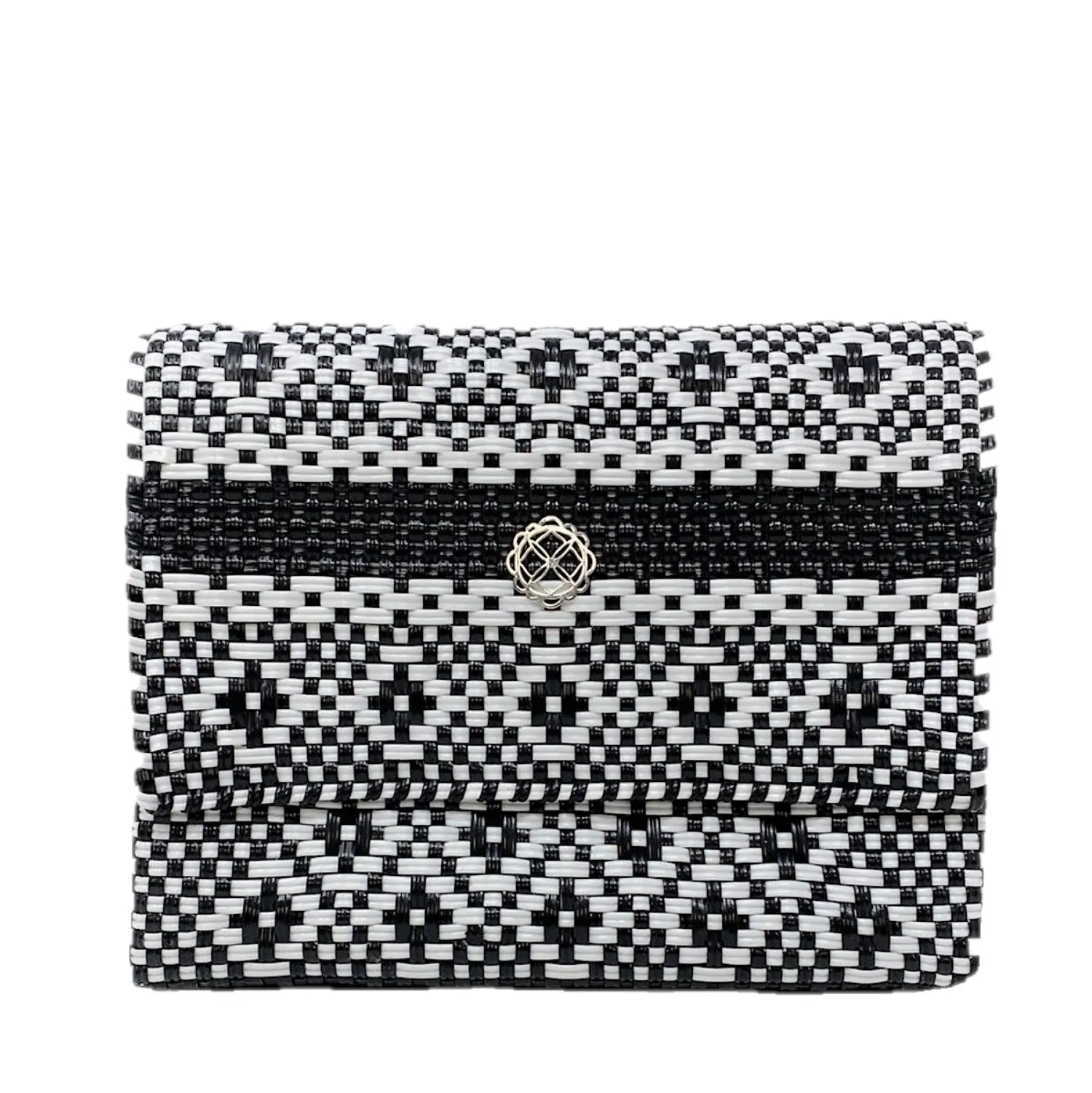 Crossbody Black Aztec Stripe