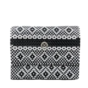 Crossbody Black Aztec Stripe