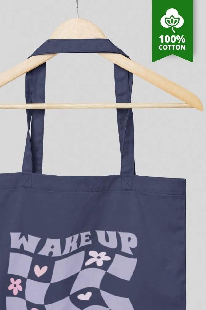 Danish Pastel Lilac Zipper Tote Bag