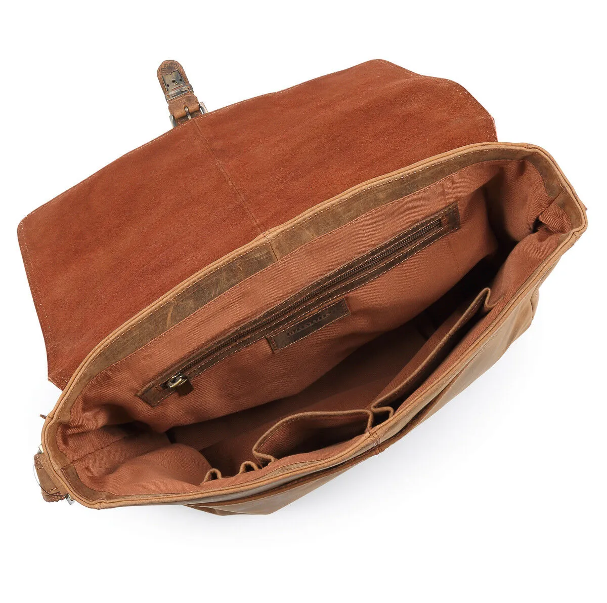 Distressed COW Hide Leather Bags Men,Half Flap Messenger / Laptop bags UM03