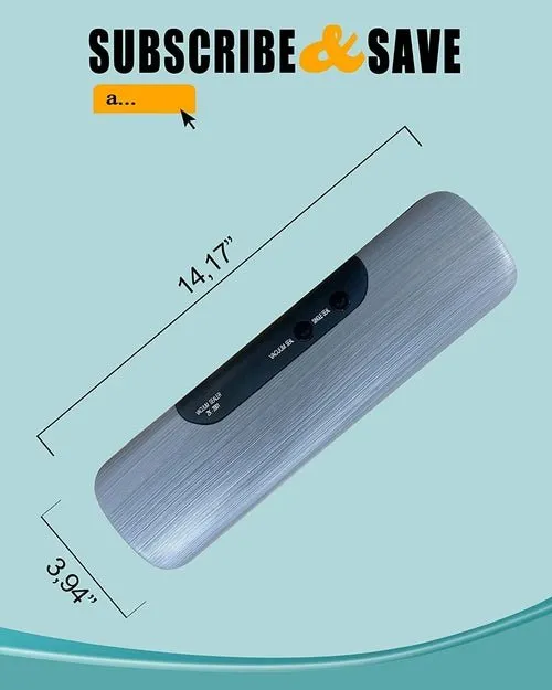 Food Preserver Vacuum Sealer with Bags, Gray