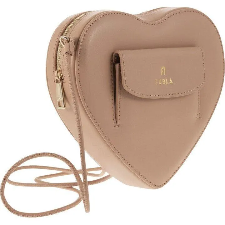 Furla Camelia Heart Mini Crossbody