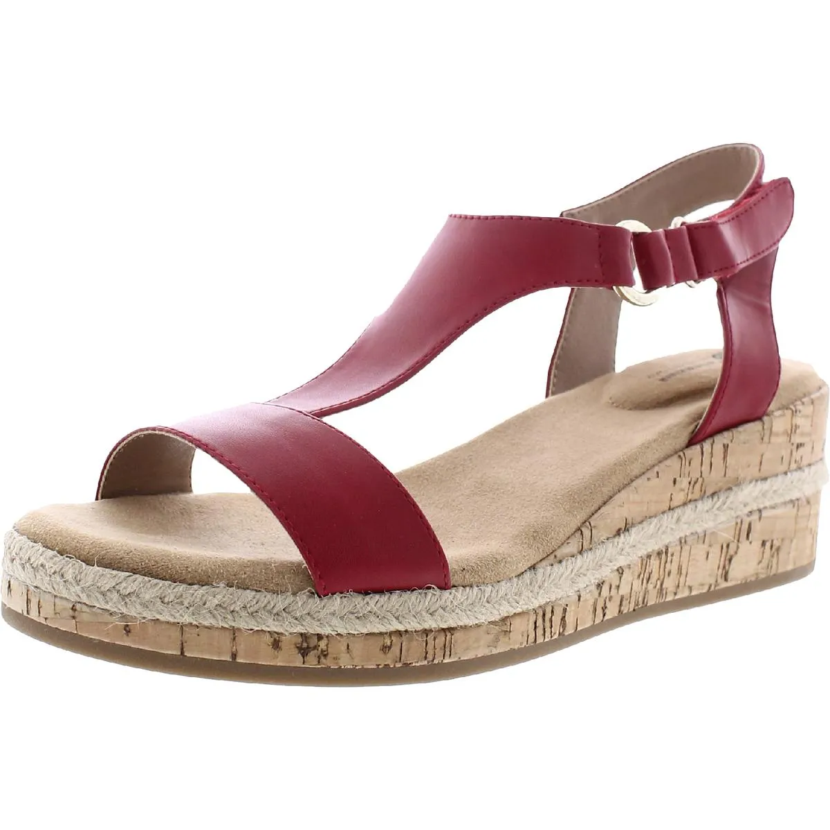 Giani Bernini Womens Terrii Faux Leather Cork Wedges