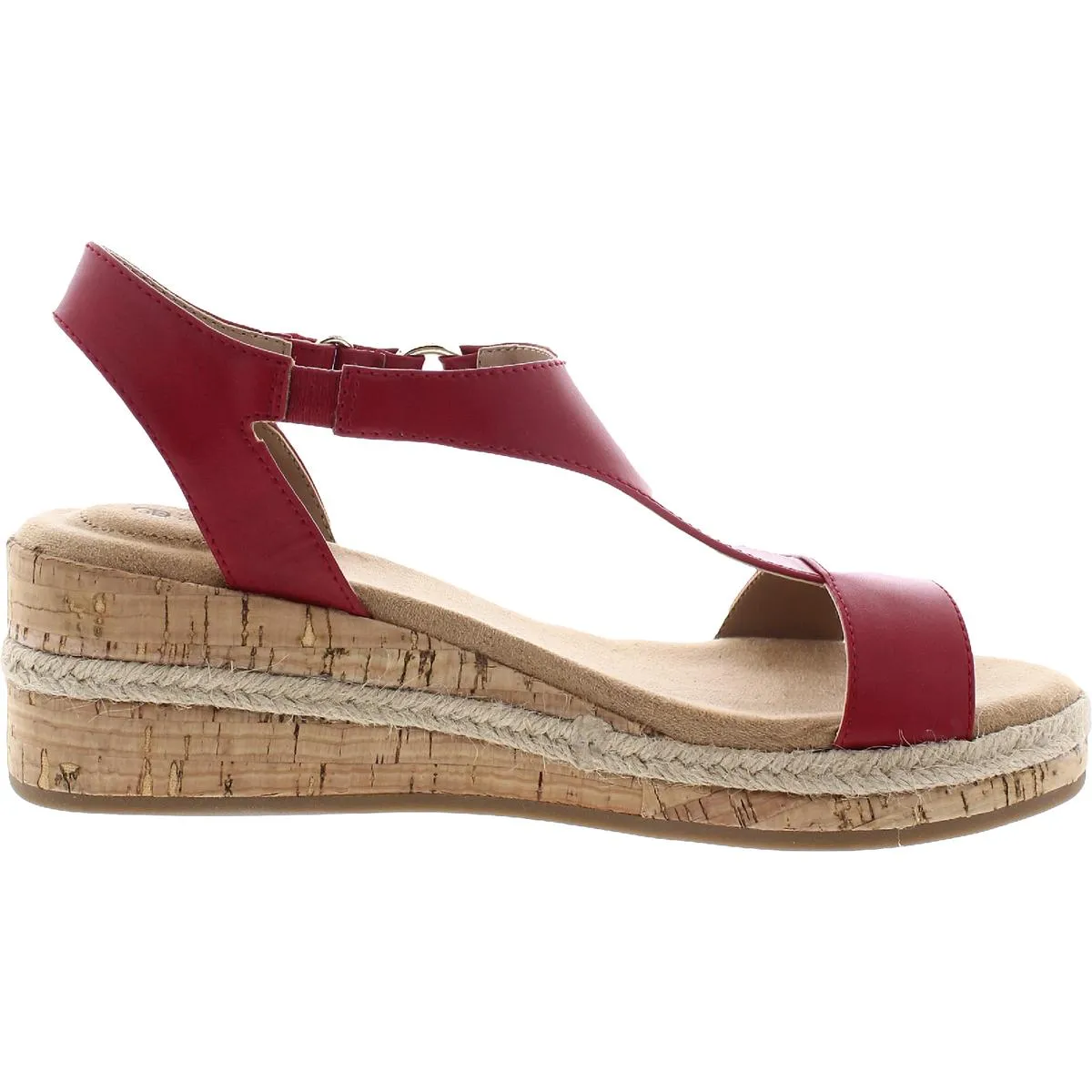 Giani Bernini Womens Terrii Faux Leather Cork Wedges