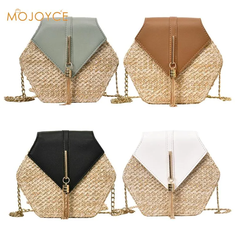 Hexagon Mulit Style Bag Handbags Women Summer Rattan Bags Women