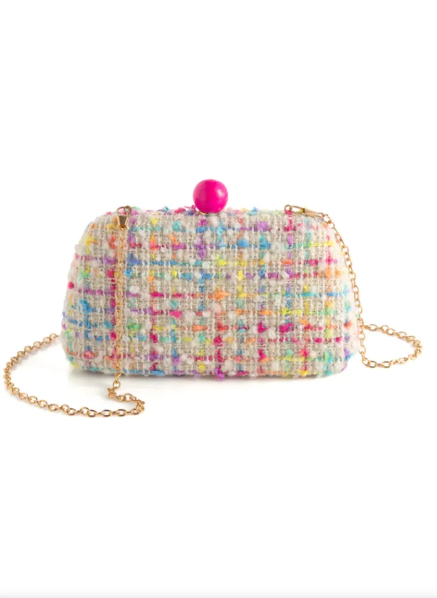 Lana Minaudiere Ivory Clutch