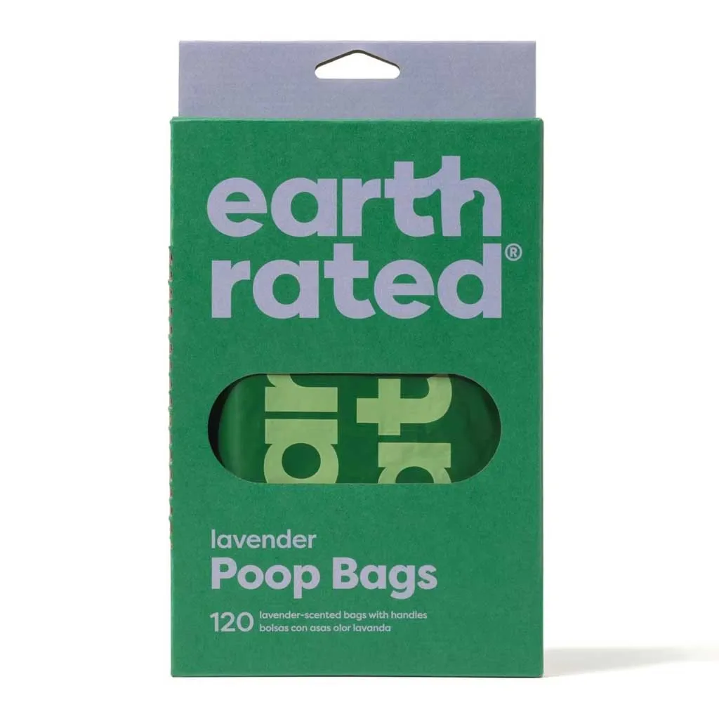 Lavender Scented Handle Poop Bags 120ct