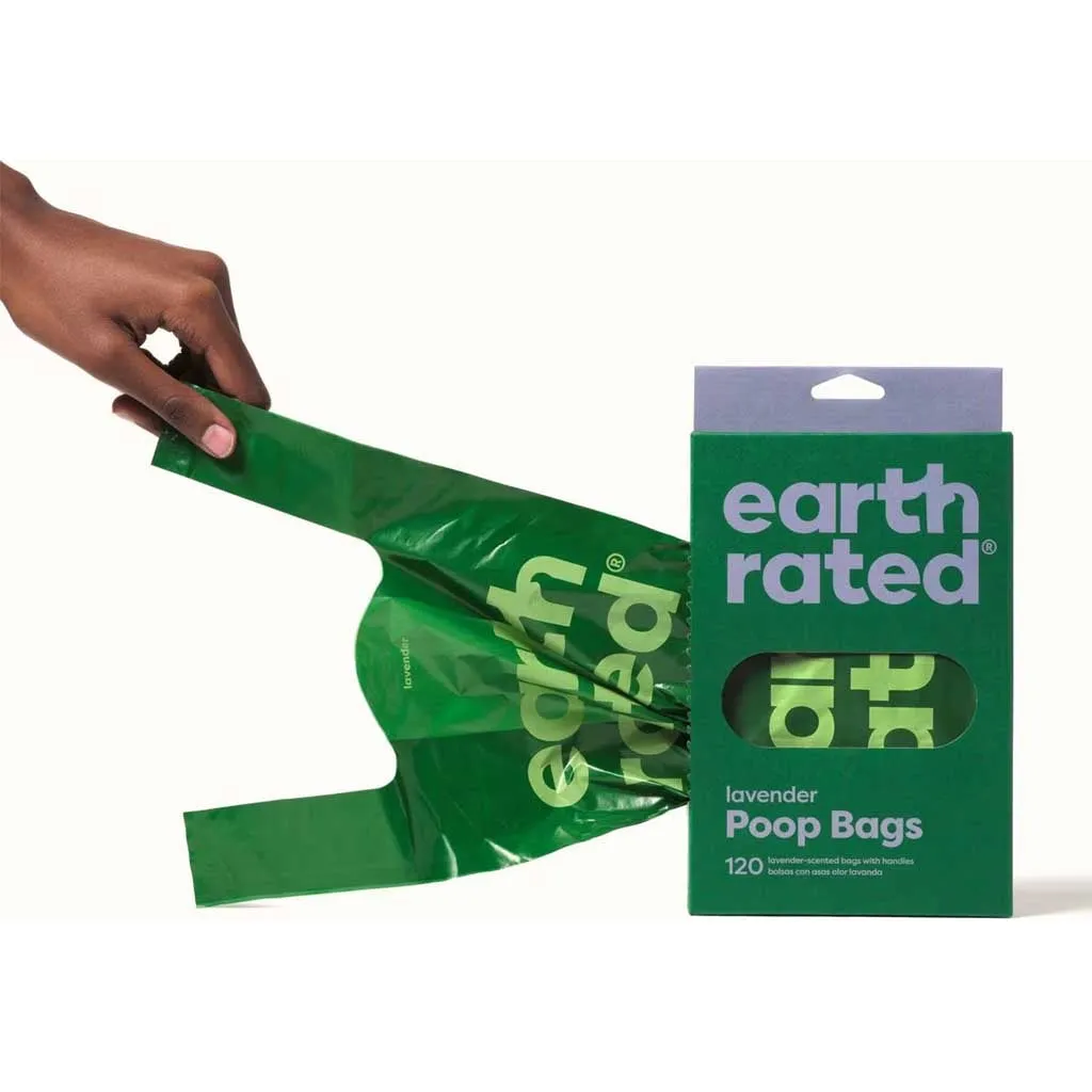 Lavender Scented Handle Poop Bags 120ct