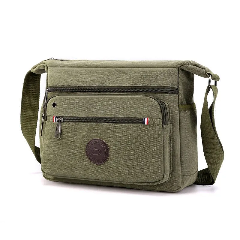 Men's Canvas Shoulder Messenger Bag