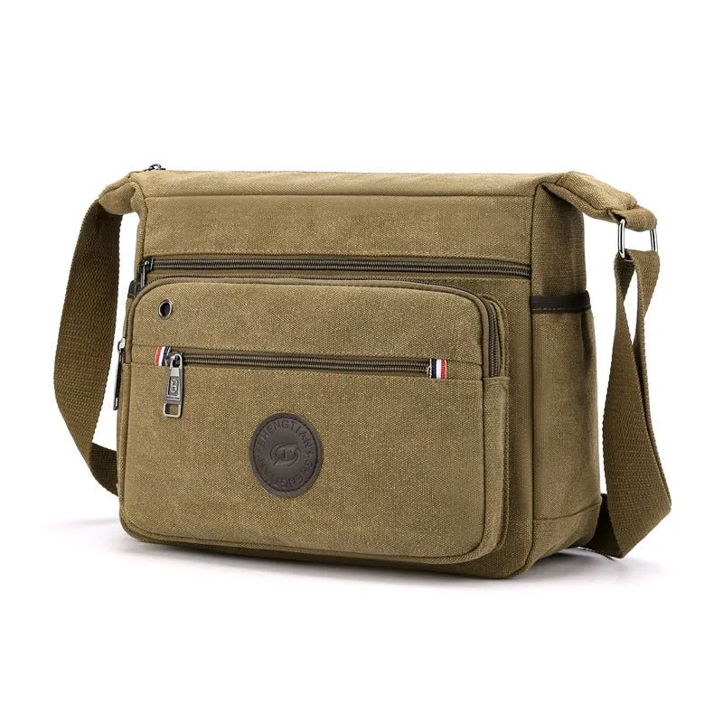 Men's Canvas Shoulder Messenger Bag