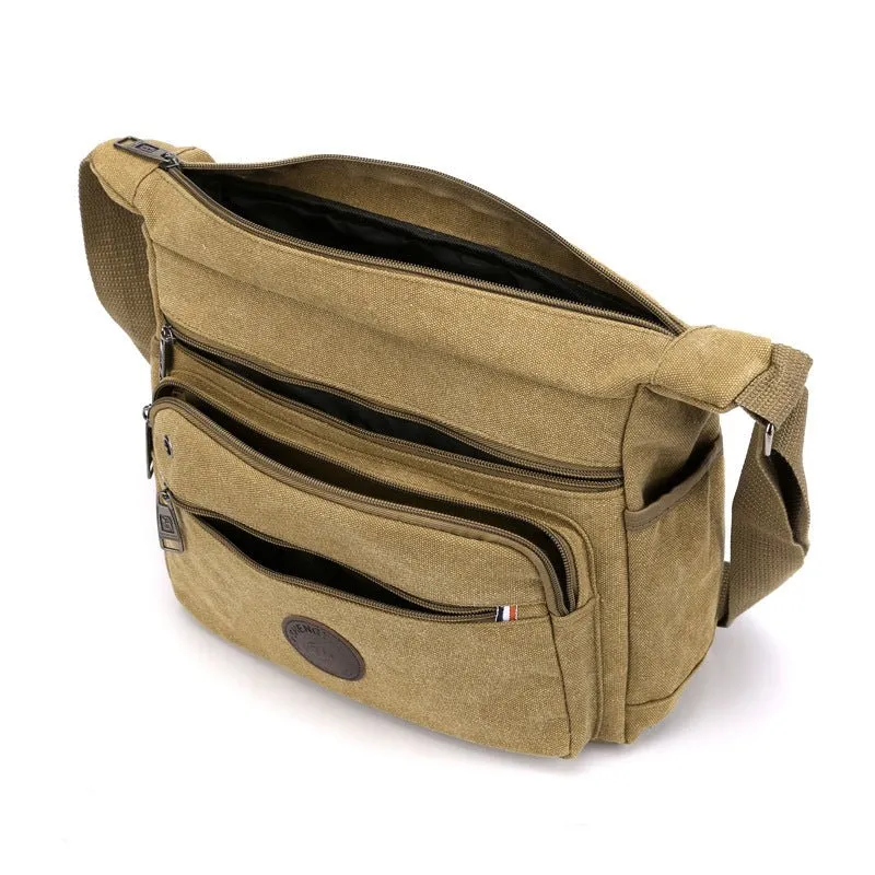 Men's Canvas Shoulder Messenger Bag