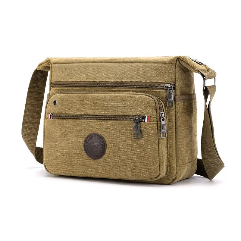 Men's Canvas Shoulder Messenger Bag