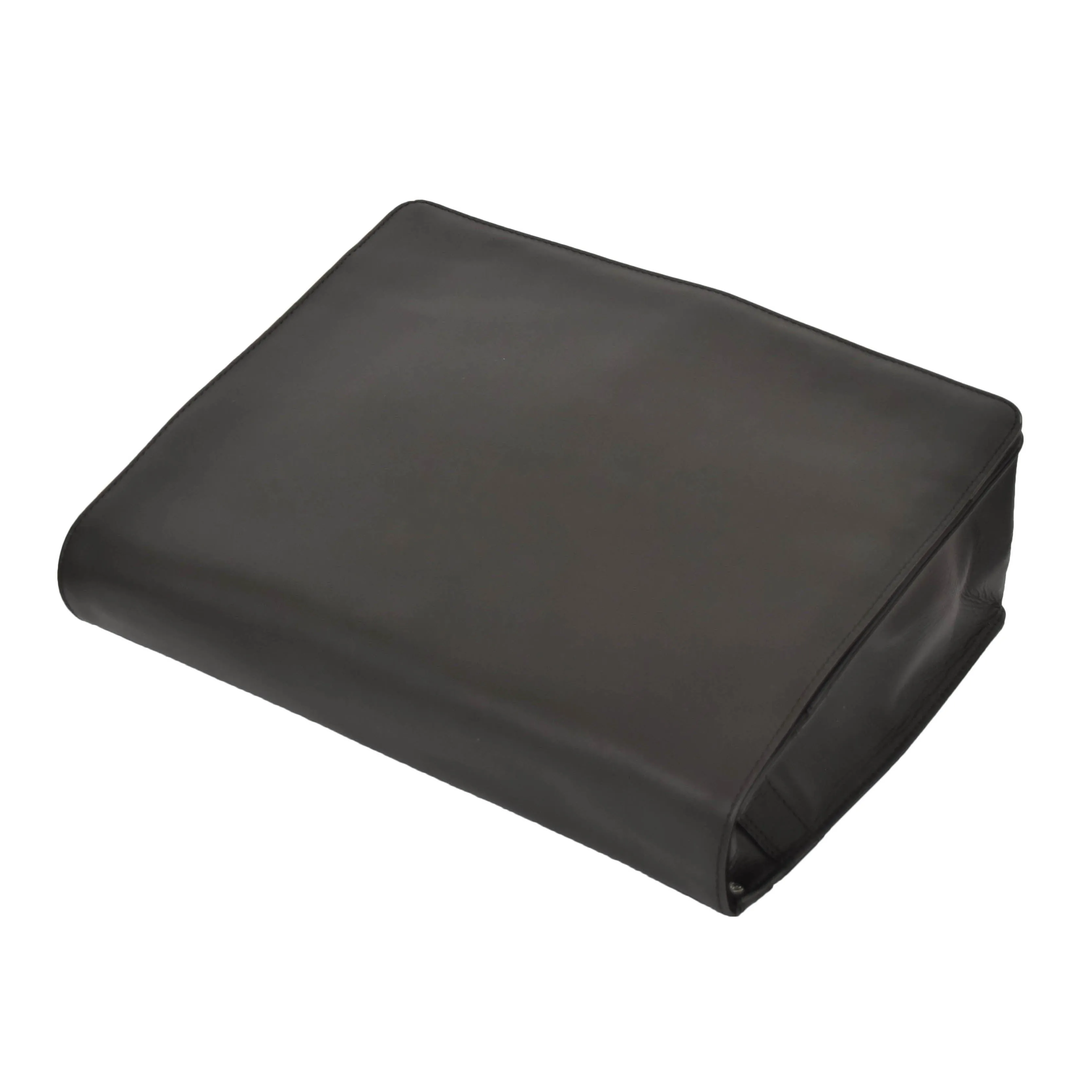 Mens Messenger BLACK Vintage Leather Laptop Office Bag A48