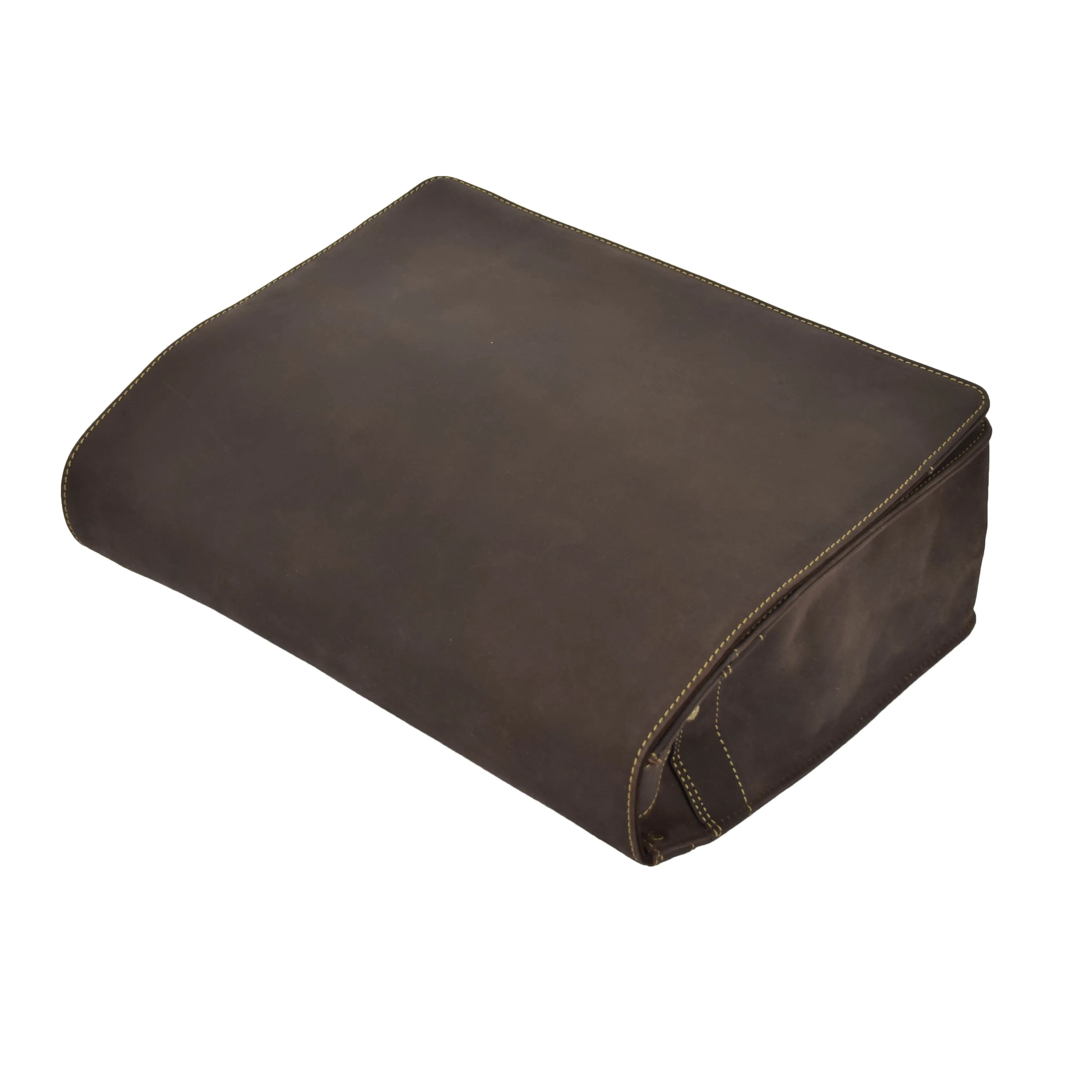 Mens Messenger BROWN Vintage Leather Laptop Office Bag A48