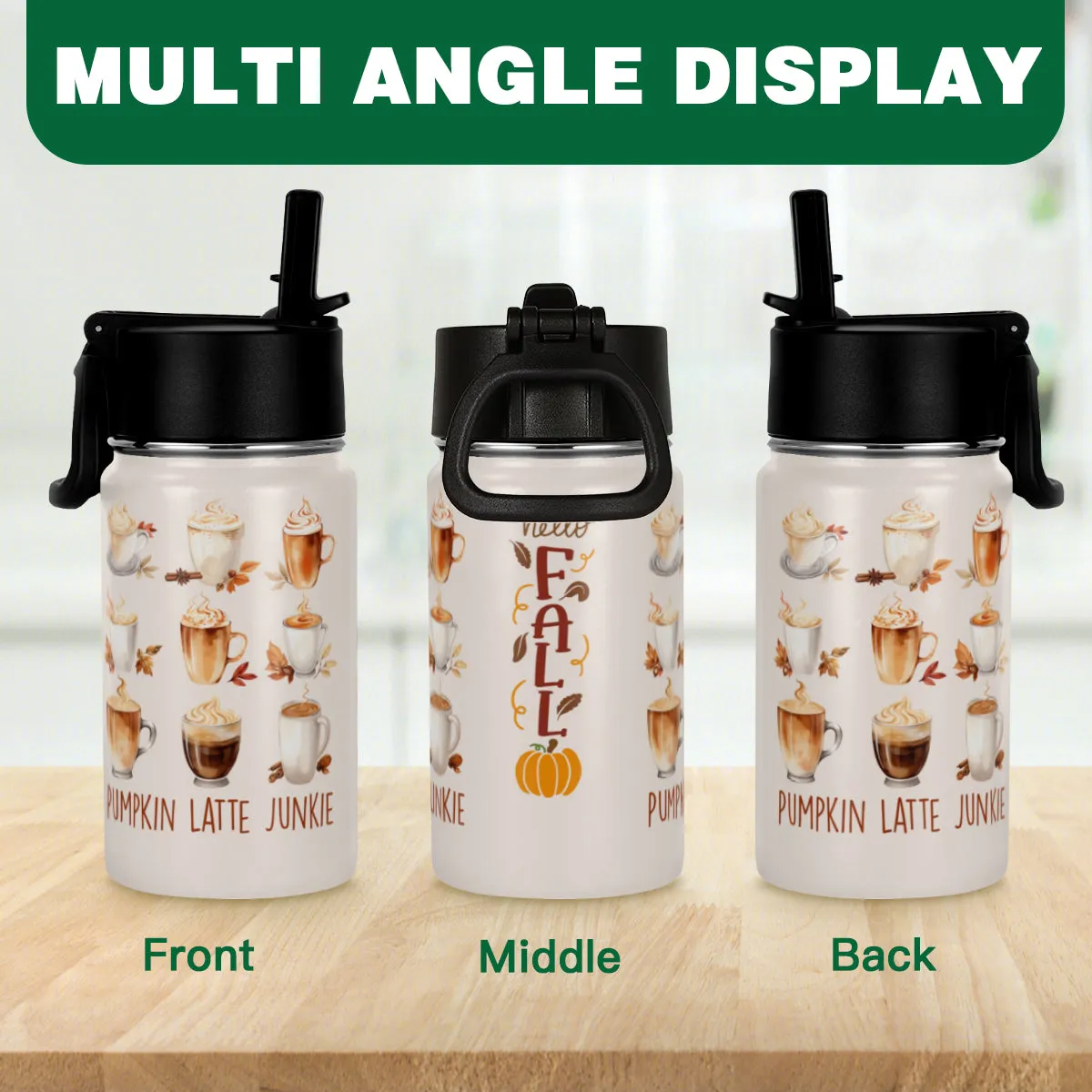 Pumpkin Latte Junkie 12oz Tumbler