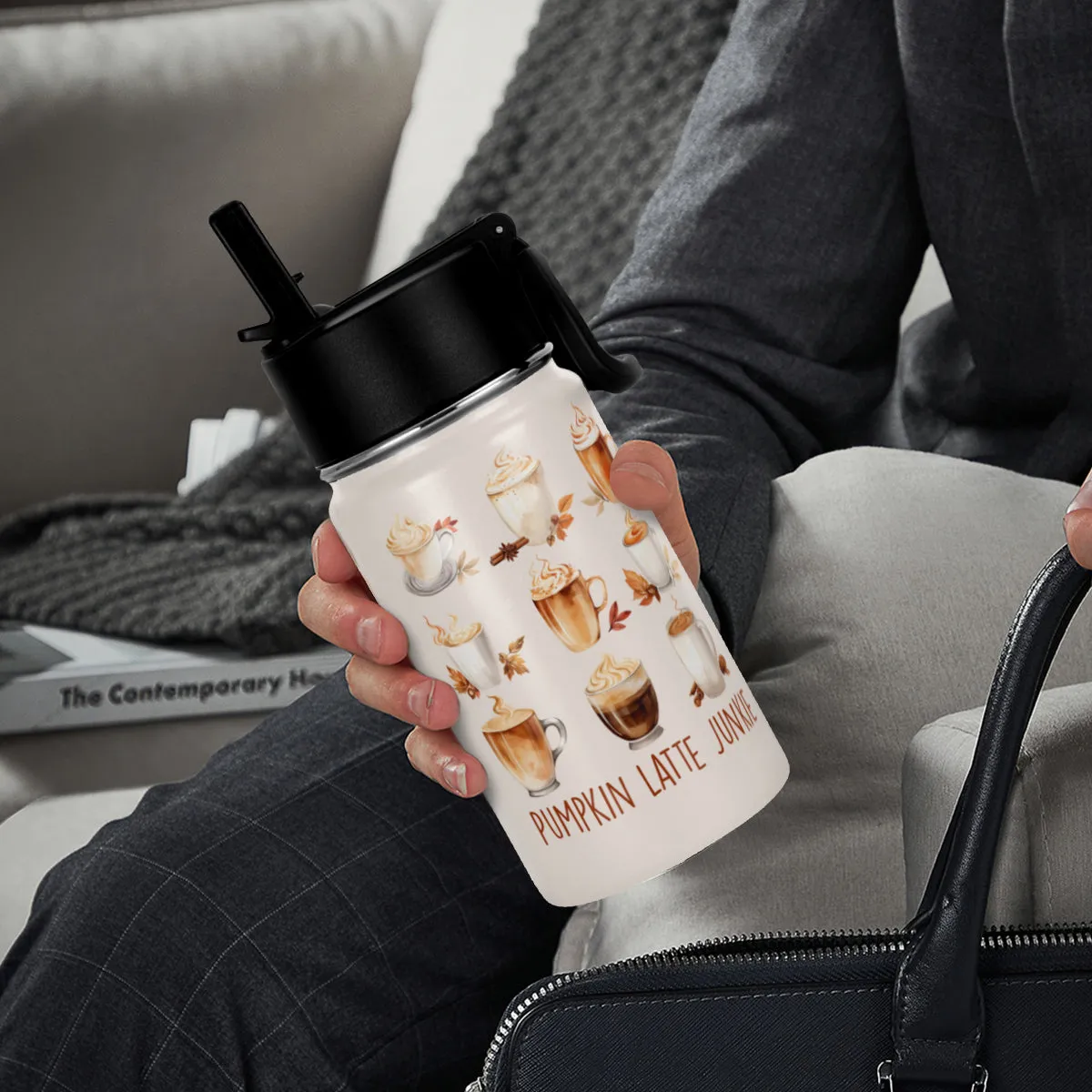 Pumpkin Latte Junkie 12oz Tumbler
